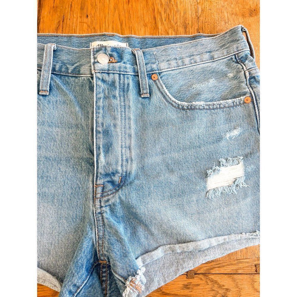 NEW! Madewell Relaxed Denim Shorts Size 30 - Picture 2 of 7